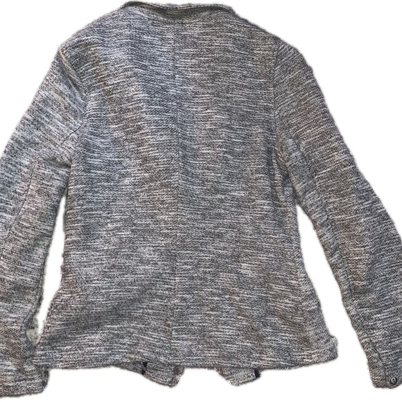 41 Hawthorn Gray Knit Blazer with Notched Lapels and Structured Fit - Picture 3 of 5